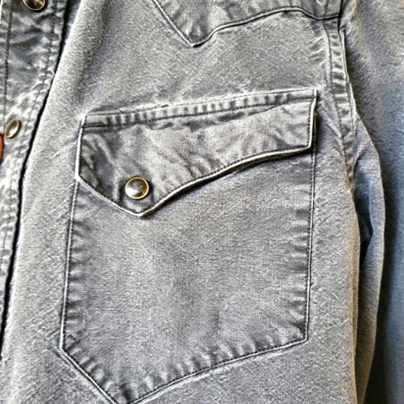 Taylor Stitch Gray Denim Shirt - Picture 7 of 9